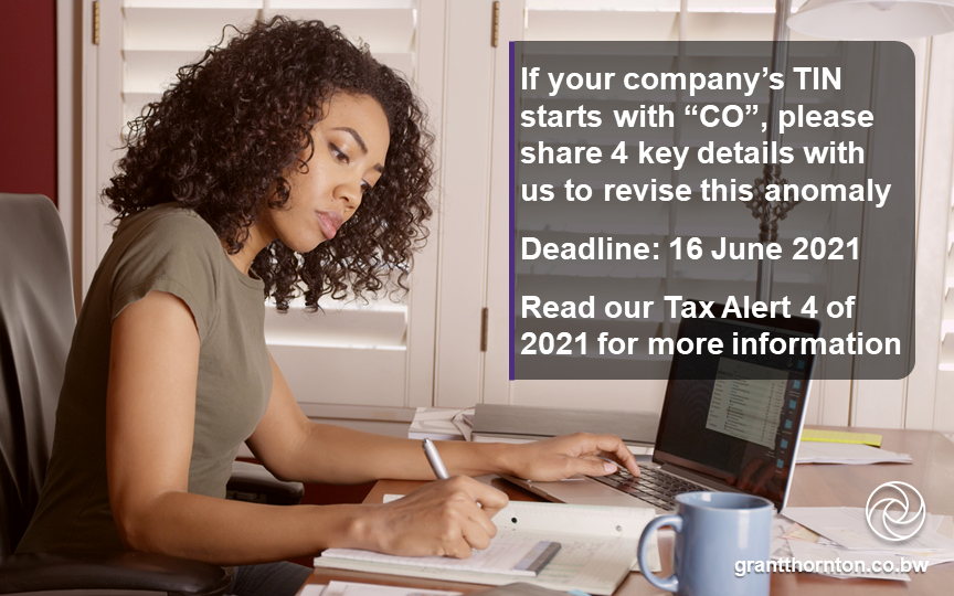 Action required if your company’s TIN starts with “CO”