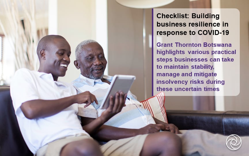 COVID-19 checklist: Building business resilience