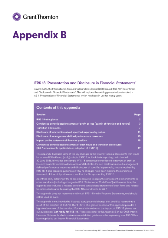 ‘Presentation and Disclosure in Financial Statements’