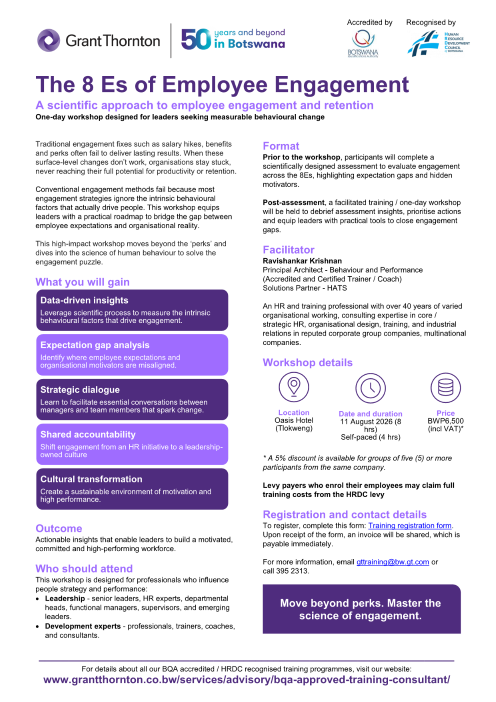 The 8Es of Employee Engagement
